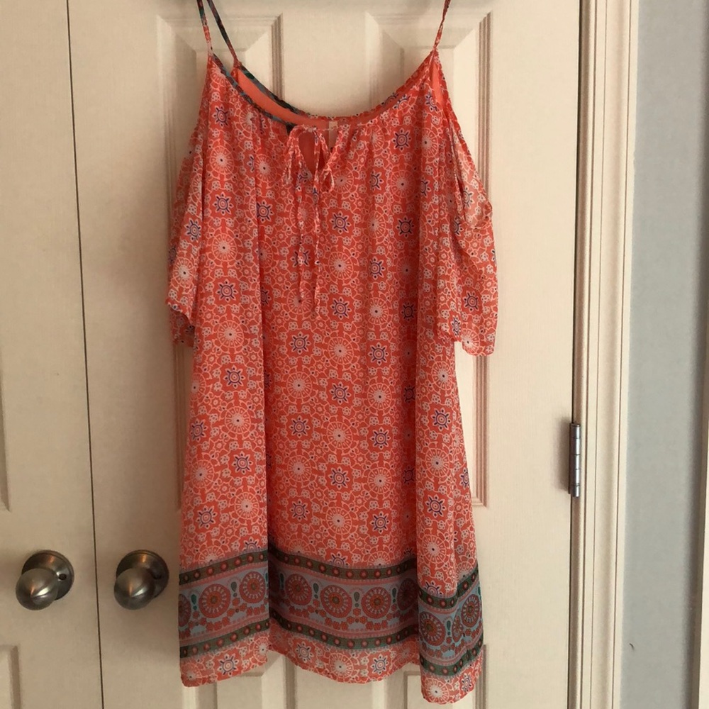 Patterned Flowy Dress